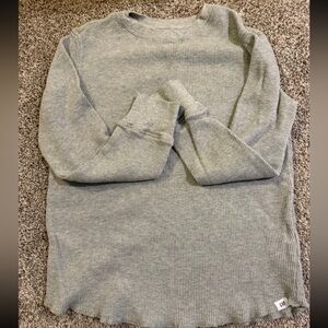 GAP Kids Long Sleeve Tee - Light Gray